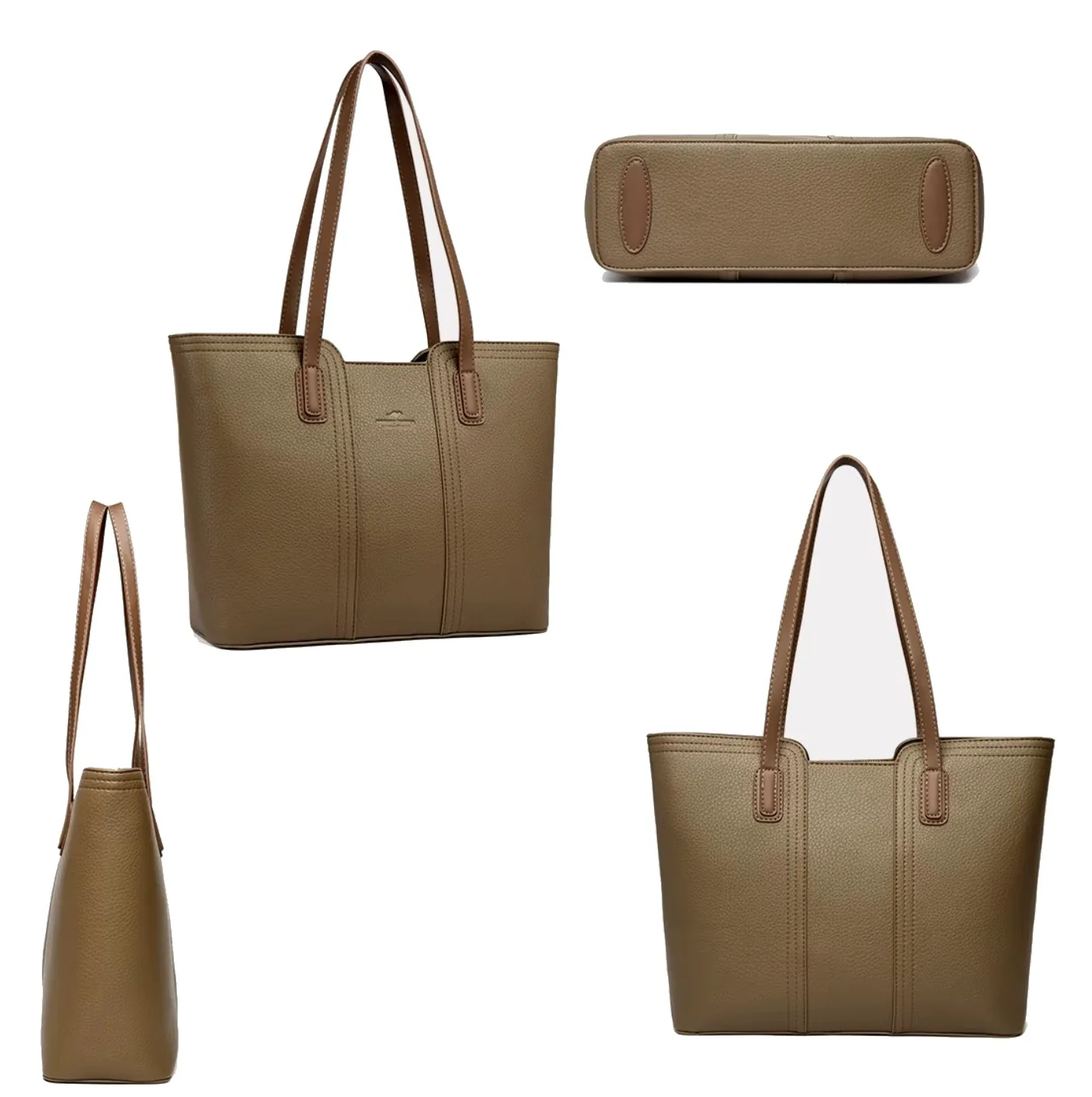 Klassisk shopperväska dam i mörkbrun ton. Funktionell, rymlig och elegant – ett mångsidigt tillskott i garderoben.