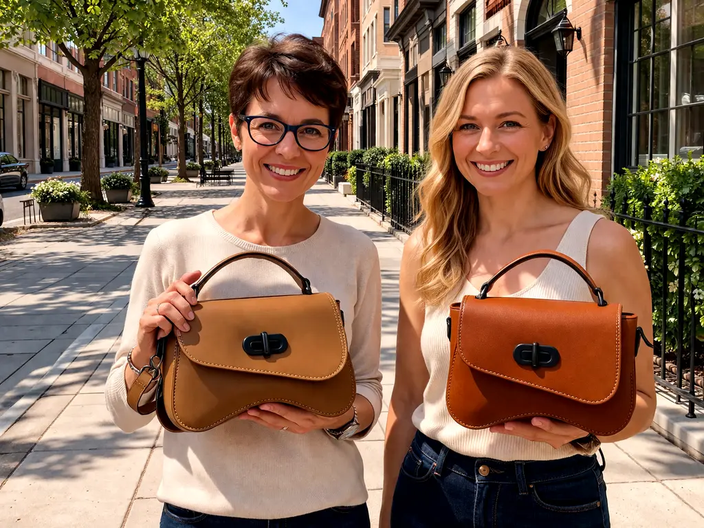 Lyxig fransk handväska inspirerad av drottning Rania. Trendig modell som kombinerar stil, kvalitet och sofistikerad vardagselegans.