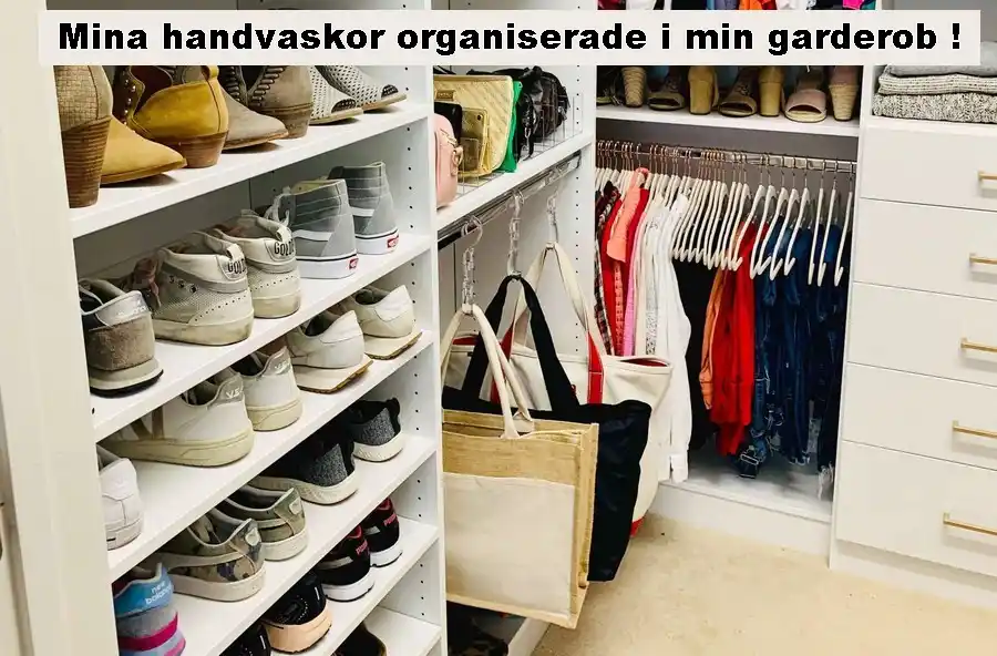 Hur ranger man alla sina handvaskor i sina skap och i sin garderob ?