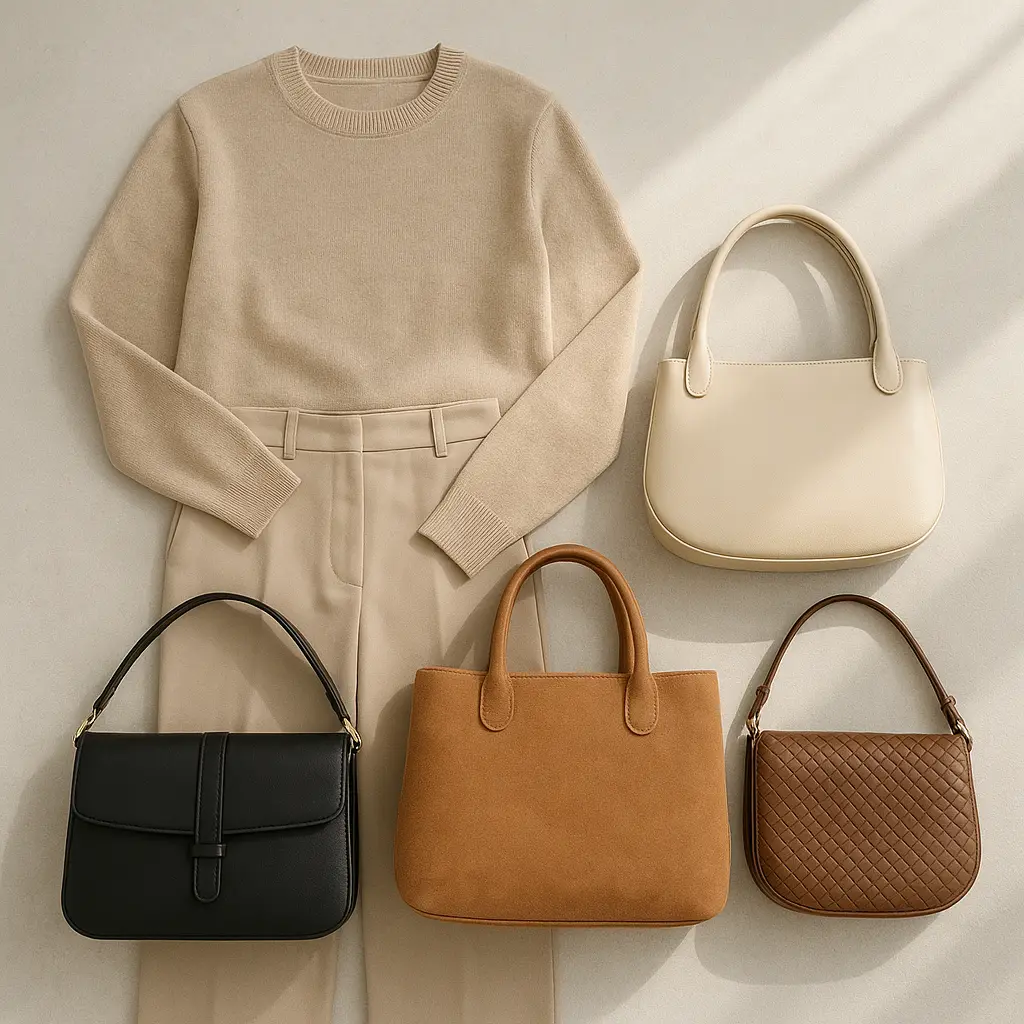 Kvinnlig stil med handväska: så bygger du en personlig look 1 Olika handväskor för att bygga kvinnlig stil med handväska